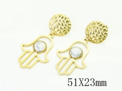 HY Wholesale Earrings Jewelry 316L Stainless Steel Earrings Jewelry-HY92E0280HRR