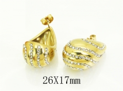 HY Wholesale Earrings Jewelry 316L Stainless Steel Earrings Jewelry-HY59E1362HOL