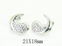 HY Wholesale Earrings Jewelry 316L Stainless Steel Earrings Jewelry-HY30E2470NR