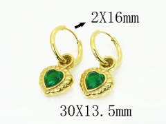 HY Wholesale Earrings Jewelry 316L Stainless Steel Earrings Jewelry-HY30E2481DOL