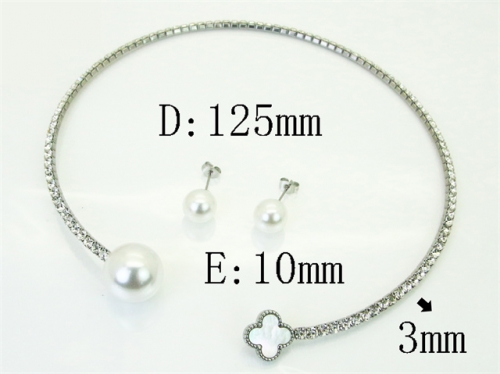 HY Wholesale Jewelry Set 316L Stainless Steel jewelry Set Fashion Jewelry-HY59S2625HMF