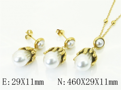 HY Wholesale Jewelry Set 316L Stainless Steel jewelry Set Fashion Jewelry-HY32S0240HLU