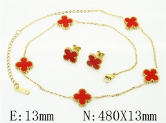 HY Wholesale Jewelry Set 316L Stainless Steel jewelry Set Fashion Jewelry-HY35S0052XOL