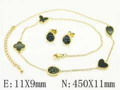 HY Wholesale Jewelry Set 316L Stainless Steel jewelry Set Fashion Jewelry-HY32S0231HPZ