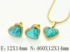 HY Wholesale Jewelry Set 316L Stainless Steel jewelry Set Fashion Jewelry-HY32S0246HKD