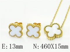 HY Wholesale Jewelry Set 316L Stainless Steel jewelry Set Fashion Jewelry-HY35S0058AKL