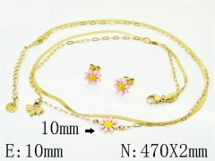 HY Wholesale Jewelry Set 316L Stainless Steel jewelry Set Fashion Jewelry-HY30S0264HNW