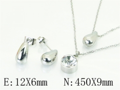 HY Wholesale Jewelry Set 316L Stainless Steel jewelry Set Fashion Jewelry-HY30S0228HLR