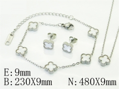 HY Wholesale Jewelry Set 316L Stainless Steel jewelry Set Fashion Jewelry-HY35S0076HIF