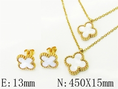 HY Wholesale Jewelry Set 316L Stainless Steel jewelry Set Fashion Jewelry-HY62S0563OZ