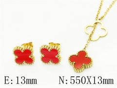 HY Wholesale Jewelry Set 316L Stainless Steel jewelry Set Fashion Jewelry-HY62S0571OA