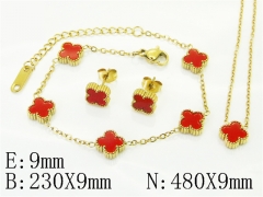 HY Wholesale Jewelry Set 316L Stainless Steel jewelry Set Fashion Jewelry-HY35S0086HIA