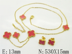 HY Wholesale Jewelry Set 316L Stainless Steel jewelry Set Fashion Jewelry-HY62S0553HYY