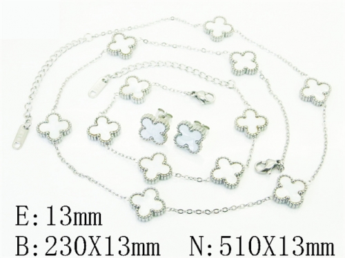 HY Wholesale Jewelry Set 316L Stainless Steel jewelry Set Fashion Jewelry-HY59S2597HPS