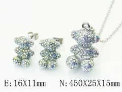 HY Wholesale Jewelry Set 316L Stainless Steel jewelry Set Fashion Jewelry-HY64S1455IID