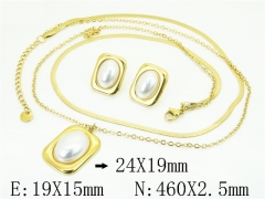 HY Wholesale Jewelry Set 316L Stainless Steel jewelry Set Fashion Jewelry-HY30S0225IWW