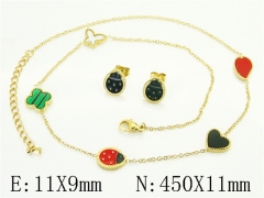 HY Wholesale Jewelry Set 316L Stainless Steel jewelry Set Fashion Jewelry-HY32S0232HPT