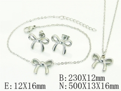 HY Wholesale Jewelry Set 316L Stainless Steel jewelry Set Fashion Jewelry-HY59S2588PR