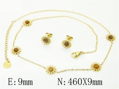 HY Wholesale Jewelry Set 316L Stainless Steel jewelry Set Fashion Jewelry-HY32S0237HKT