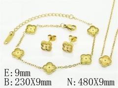 HY Wholesale Jewelry Set 316L Stainless Steel jewelry Set Fashion Jewelry-HY35S0083HIF