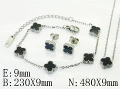 HY Wholesale Jewelry Set 316L Stainless Steel jewelry Set Fashion Jewelry-HY35S0077HIA