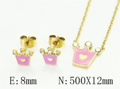 HY Wholesale Jewelry Set 316L Stainless Steel jewelry Set Fashion Jewelry-HY25S0792HIE