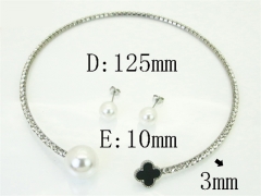 HY Wholesale Jewelry Set 316L Stainless Steel jewelry Set Fashion Jewelry-HY59S2626HMR