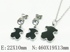 HY Wholesale Jewelry Set 316L Stainless Steel jewelry Set Fashion Jewelry-HY80S0202MD