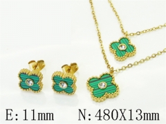 HY Wholesale Jewelry Set 316L Stainless Steel jewelry Set Fashion Jewelry-HY62S0578OR