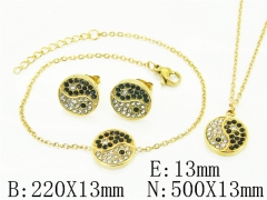 HY Wholesale Jewelry Set 316L Stainless Steel jewelry Set Fashion Jewelry-HY59S2609HLV