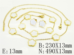 HY Wholesale Jewelry Set 316L Stainless Steel jewelry Set Fashion Jewelry-HY35S0088HJC