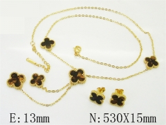 HY Wholesale Jewelry Set 316L Stainless Steel jewelry Set Fashion Jewelry-HY62S0546HCC