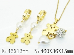 HY Wholesale Jewelry Set 316L Stainless Steel jewelry Set Fashion Jewelry-HY80S0199HHS