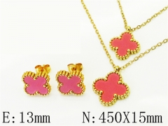 HY Wholesale Jewelry Set 316L Stainless Steel jewelry Set Fashion Jewelry-HY62S0565OC