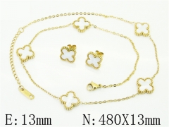 HY Wholesale Jewelry Set 316L Stainless Steel jewelry Set Fashion Jewelry-HY35S0049AOL