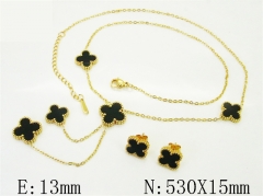 HY Wholesale Jewelry Set 316L Stainless Steel jewelry Set Fashion Jewelry-HY62S0545HVV