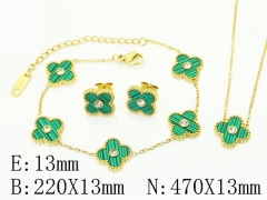 HY Wholesale Jewelry Set 316L Stainless Steel jewelry Set Fashion Jewelry-HY30S0255HPQ