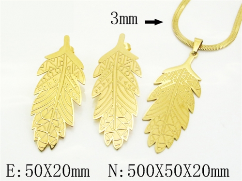 HY Wholesale Jewelry Set 316L Stainless Steel jewelry Set Fashion Jewelry-HY26S0120HID