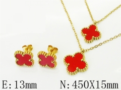 HY Wholesale Jewelry Set 316L Stainless Steel jewelry Set Fashion Jewelry-HY62S0566OB