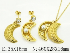 HY Wholesale Jewelry Set 316L Stainless Steel jewelry Set Fashion Jewelry-HY80S0187HJL