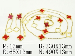 HY Wholesale Jewelry Set 316L Stainless Steel jewelry Set Fashion Jewelry-HY35S0115HOR