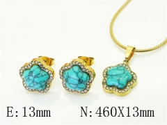 HY Wholesale Jewelry Set 316L Stainless Steel jewelry Set Fashion Jewelry-HY32S0243HKF