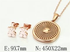 HY Wholesale Jewelry Set 316L Stainless Steel jewelry Set Fashion Jewelry-HY64S1464HLS