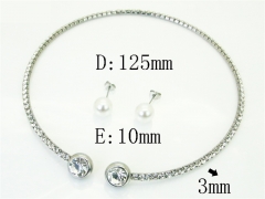 HY Wholesale Jewelry Set 316L Stainless Steel jewelry Set Fashion Jewelry-HY59S2637HMS