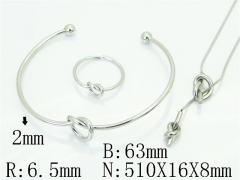 HY Wholesale Jewelry Set 316L Stainless Steel jewelry Set Fashion Jewelry-HY12S1388HKD