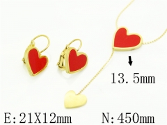 HY Wholesale Jewelry Set 316L Stainless Steel jewelry Set Fashion Jewelry-HY49S0008NF