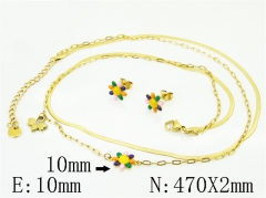 HY Wholesale Jewelry Set 316L Stainless Steel jewelry Set Fashion Jewelry-HY30S0266HNX