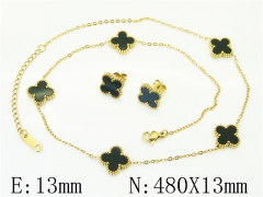 HY Wholesale Jewelry Set 316L Stainless Steel jewelry Set Fashion Jewelry-HY35S0050AOL