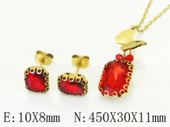 HY Wholesale Jewelry Set 316L Stainless Steel jewelry Set Fashion Jewelry-HY92S0238HBB