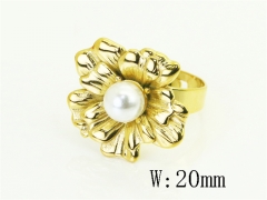 HY Wholesale Rings Jewelry Stainless Steel 316L Rings-HY30R0161MR